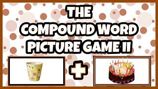 The COMPOUND WORD GAME II - FOR KINDERGARTEN and 1ST GRADE - FUN GAME FOR KIDS! PT2 screenshot 2