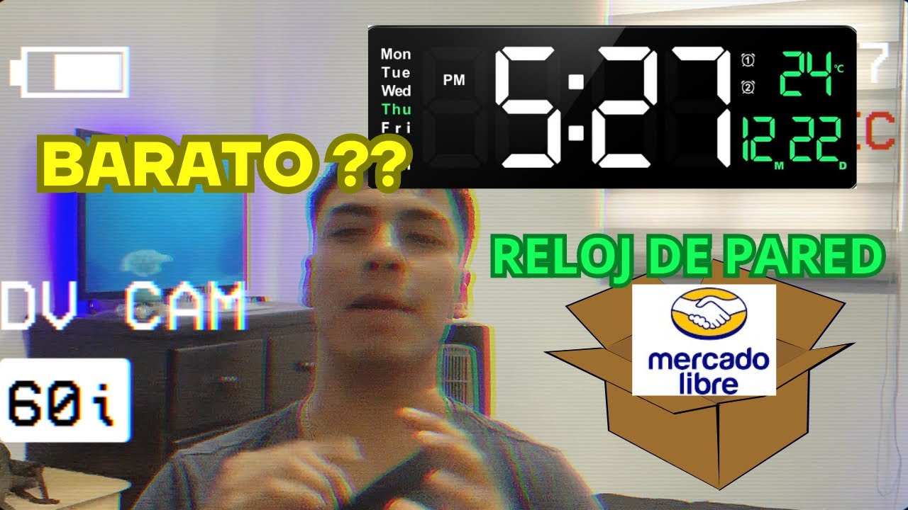 Unboxing y montaje del Reloj digital LED de pared. 