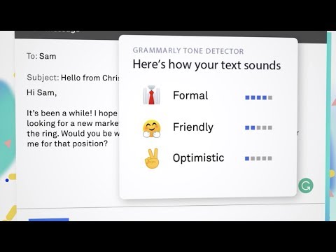 Meet Grammarly's Tone - YouTube