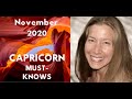 Capricorn November 2020 Astrology (Must-Knows)
