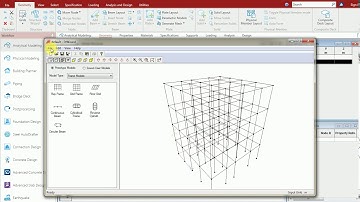 STRUCTURAL WIZARD - CREATION OF BAY FRAME MODEL,MERGE MODEL INTO STAAD PRO CONNECT EDITION V22