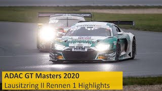 Audi siegt im Lausitz-Krimi | Lausitzring 2020 | Rennen 1 - Highlight | ADAC GT Masters