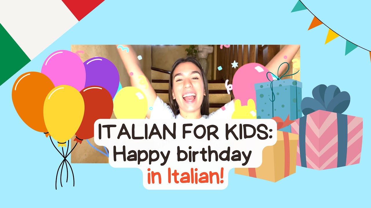 🎂🇮🇹 It’s my birthday! Sing HAPPY BIRTHDAY in Italian with me!