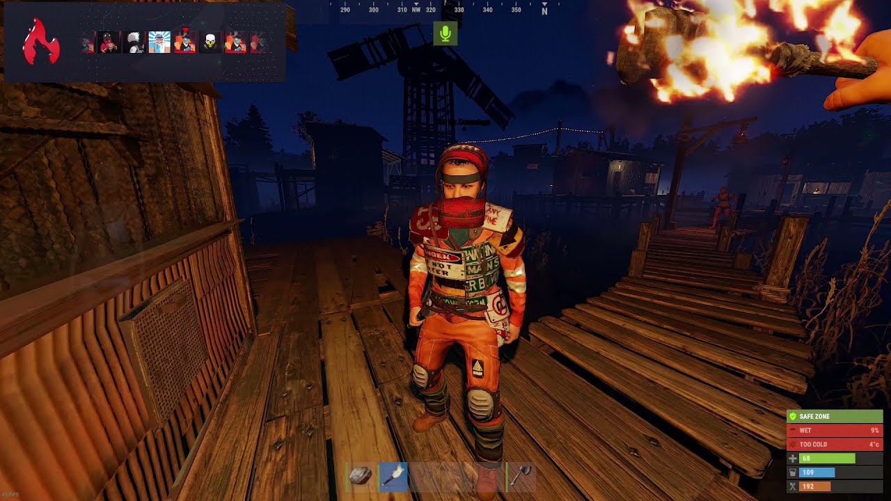 Running a rust scam business in bandit camp.