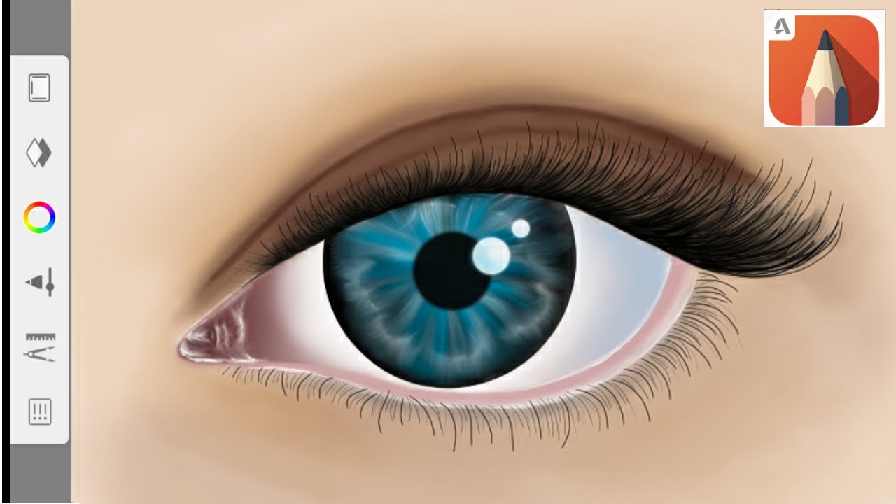 How To Draw A Realistic Eye With Autodesk Sketchbook Aap On Phone Android Speed Paint Youtube How To Draw A Realistic Eye With Autodesk Sketchbook Aap On Phone Android Speed Paint Youtube