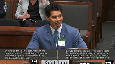 Kai Chan - Canadian Parliament Testimony