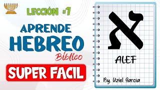 APRENDE HEBREO  SUPER FÁCIL Y EN VIVO!!!  # 1