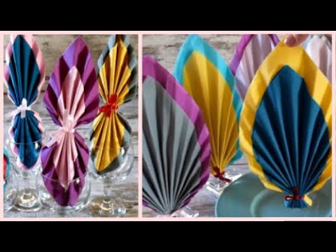 20 formas de doblar servilletas de papel originales