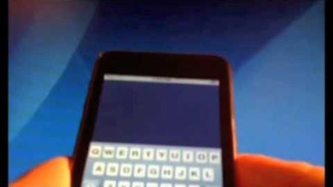 Ipod Touch 2G Jailbreak Video (By The Dev Team)