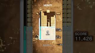 H…h…how? I GOT A 20 LINE TETRIS?! | Tetris Effect #shorts