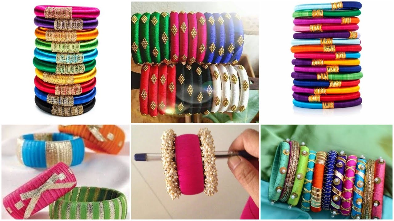 Only for Ladies... 8 Beautiful Handmade Bangle Ideas !!!Handmade