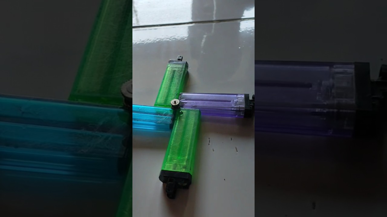 Cara Membuat Gasing Korek Api 