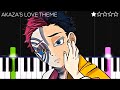 Akaza S Love Theme Demon Slayer Infinity Castle OST EASY Piano Tutorial 
