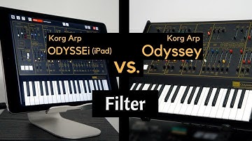 Korg Arp Odyssey vs. Korg Arp Odyssei for iPad - Filter