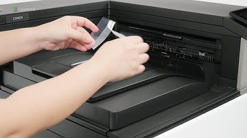 CS963/CX833/CX961/CX962/CX963—Installing the offset stacker