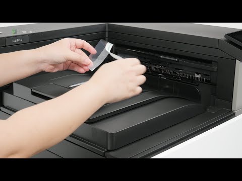 CS963/CX833/CX961/CX962/CX963—Installing the offset stacker - YouTube