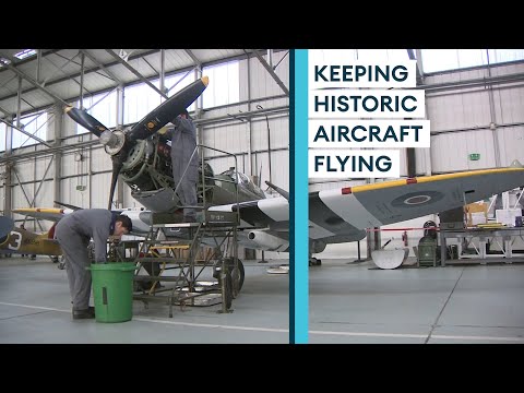 Up close fixing ICONIC RAF aircraft