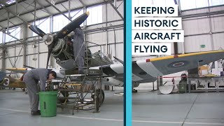 Up close fixing ICONIC RAF aircraft