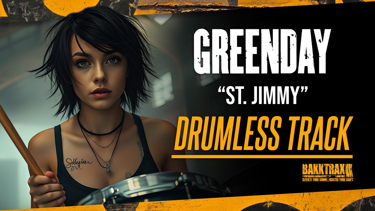 Green Day - St. Jimmy (Drumless) NO DRUMS - High Quality