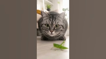 😹 Cat Freaks Out at a Tiny Bug! 🐛 The Cutest & Funniest Reaction Ever! #petcomedy