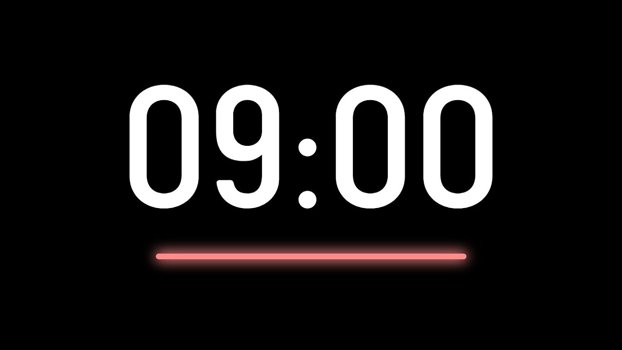 9 Minutes Timer - Cronometro de 9 min (x1) - YouTube