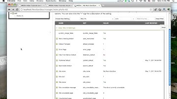 MODx Revolution Basics - Setting the Site Name and other System Settings
