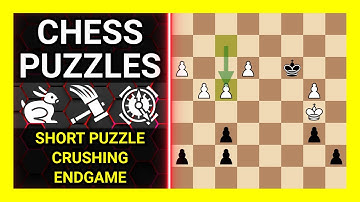 Chess Puzzles to Practice. Themes: Short puzzle, Crushing, Endgame. Learn Chess