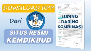How to Download RPP from the Ministry of Education and Culture website (2020)