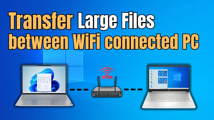 Transfer Files Between Two Computers over Wi-Fi | Windows 10 & 11