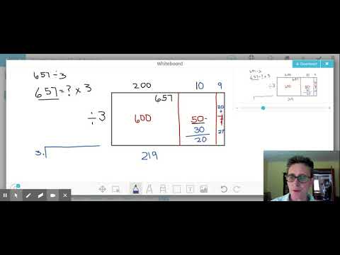 using the open array and partial quotients to divide