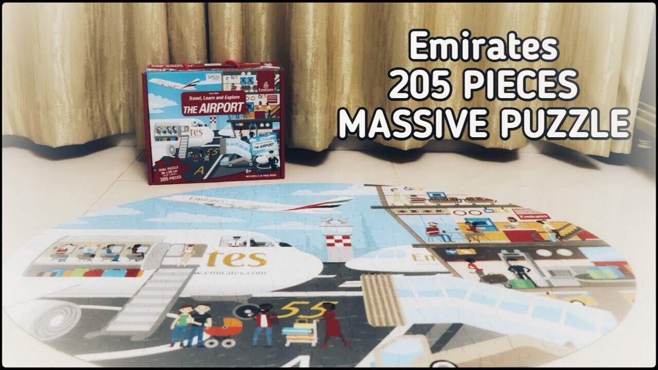 Solving The HARDEST JIGSAW PUZZLE in History!! - LEVEL 205! from Emirates Airlines