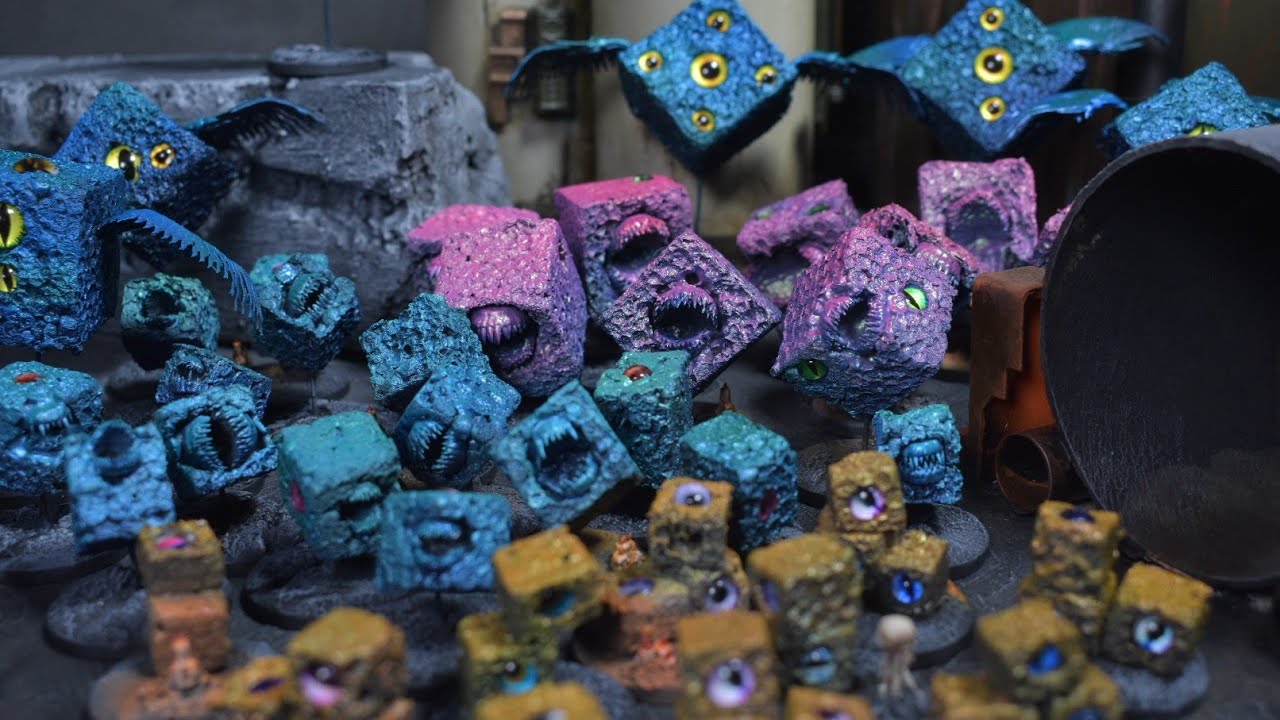 The cubes of Tzeentch! How to turn Styrofoam into war gaming models ...