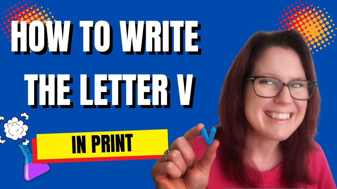 How To Write The Letter v In Print Handwriting Tips And Tricks