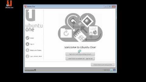 Ubuntu One under Windows
