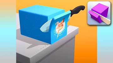 ASMR Slicing - All Levels Gameplay Android, iOS(Levels 57-62) #shorts