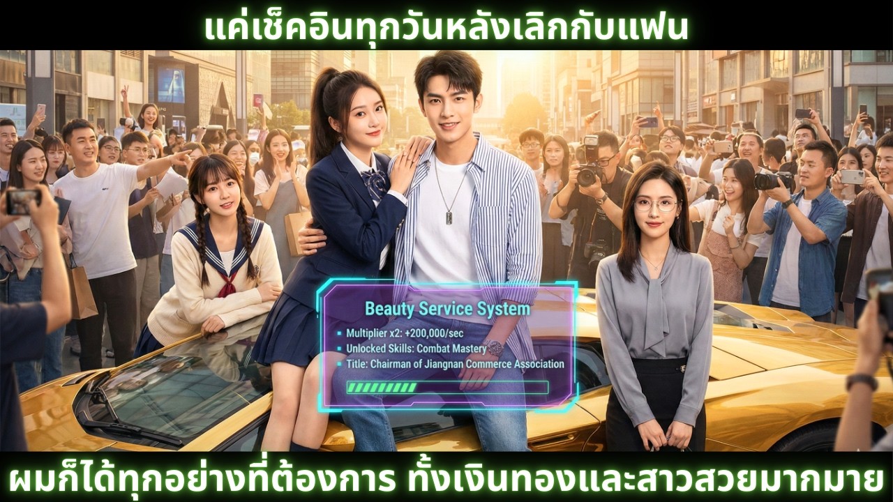 [ซีรีส์จีน] แค่เช็คอินทุกวันหลังเลิกกับแฟน ผมก็ได้ทุกอย่างที่ต้องการ ทั้งเงินทองและสาวสวยมากมาย