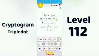 Cryptogram Tripledo Level 112 Solutions 🧩 | Logic Puzzle Game | Mini Boss