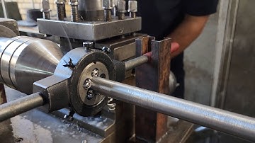 How to make Long screw thread using  Lathe