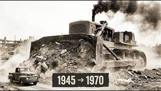 The Machines That Rebuilt America — From War Ruins to Industrial Power (1945–1970)
