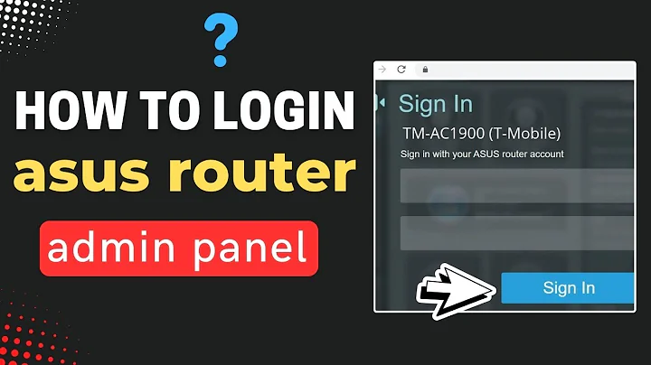 How to login asus router admin panel