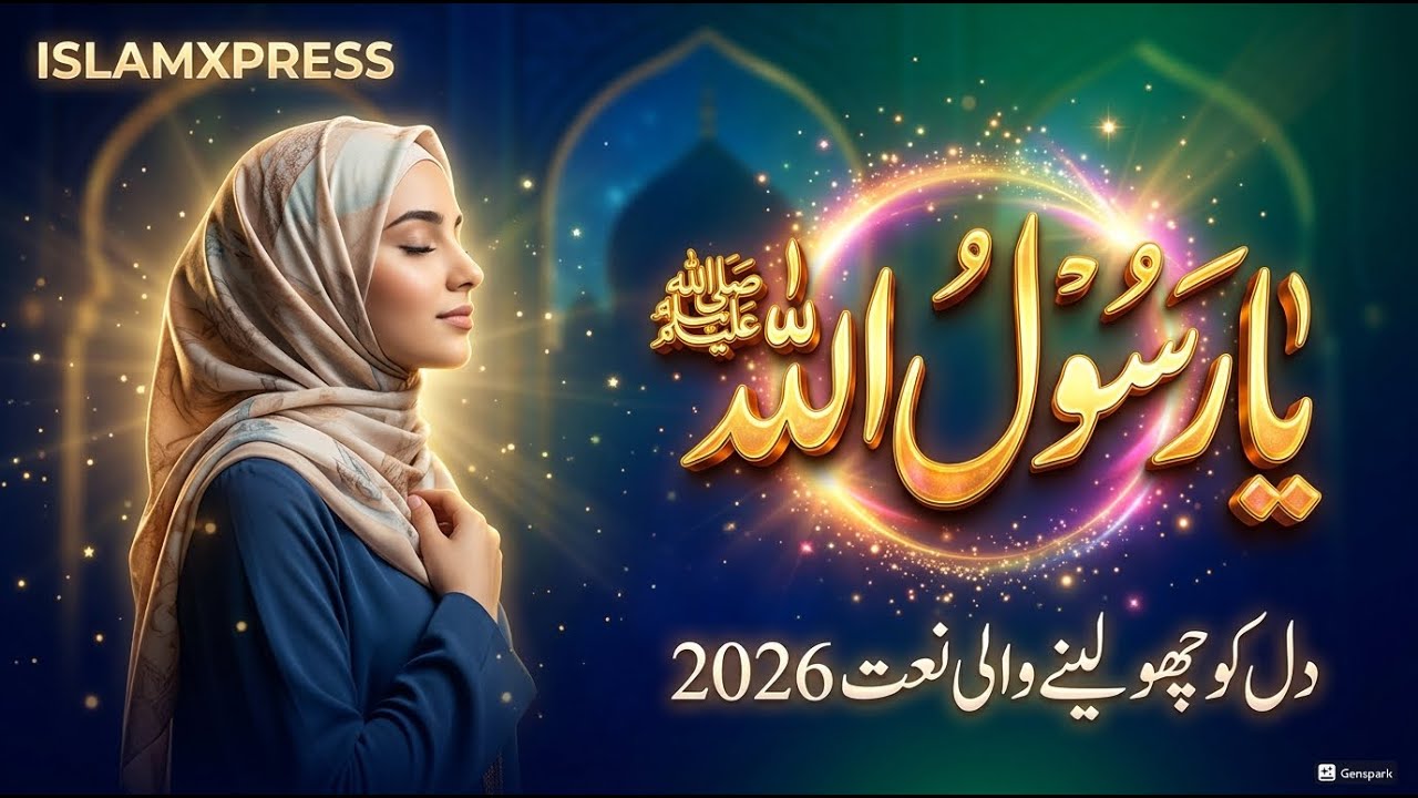 Ya Rasool Allah دل کو چھو لینے والی نئی نعت شریف 2026| Beautiful Urdu Naat Sharif #naat #naatsharif