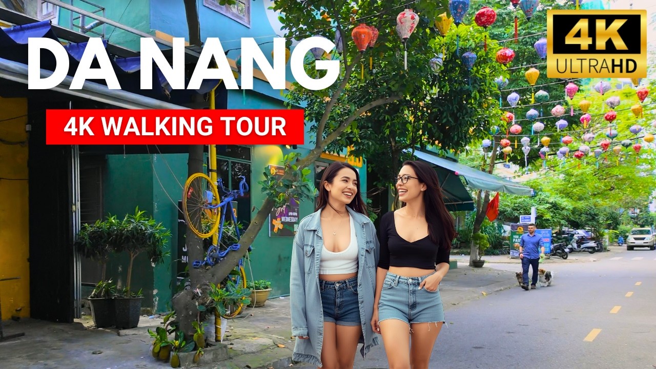 DA NANG 🇻🇳 Vietnam | Street Walking Tour 4K HDR | Summer 2025
