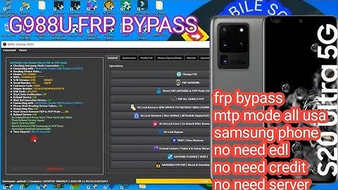 S20 s23 ultra 5g g988u frp bypass one click mtp mode Griffin unlocker