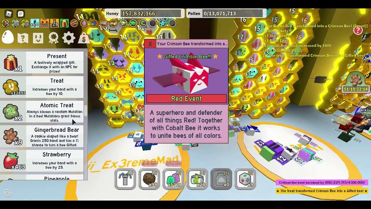 How to gift event bees bee swarm simulator youtube