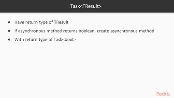C# 7 and .NET Core Solutions: Return Types of Asynchronous Functions | packtpub.com