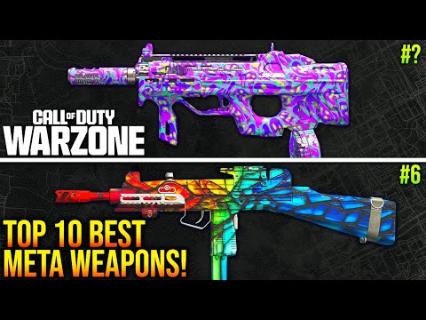 WARZONE: New TOP 10 BEST META LOADOUTS Ranked! (WARZONE Best Weapons)