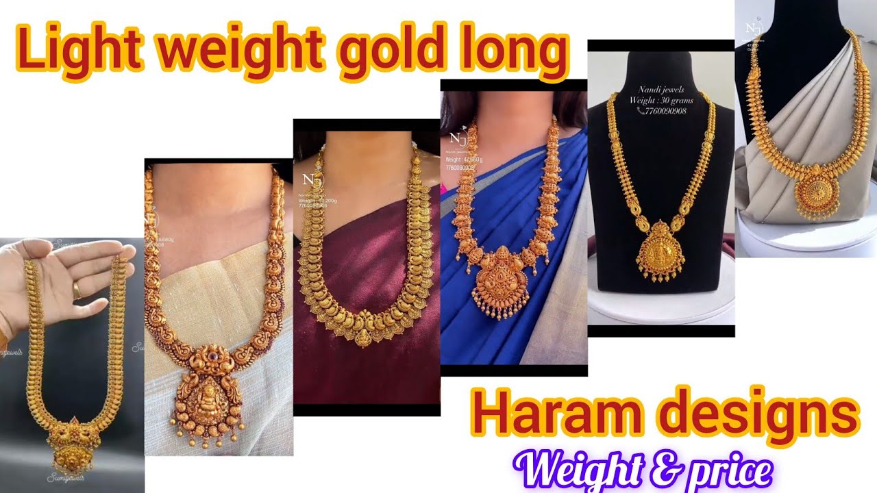 gold long haram designs with weight|haram designs latest|long haram designs gold with price|necklace