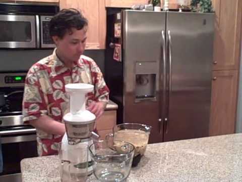 Making Raw Almond Milk and Soy "Juice" Milk in the...