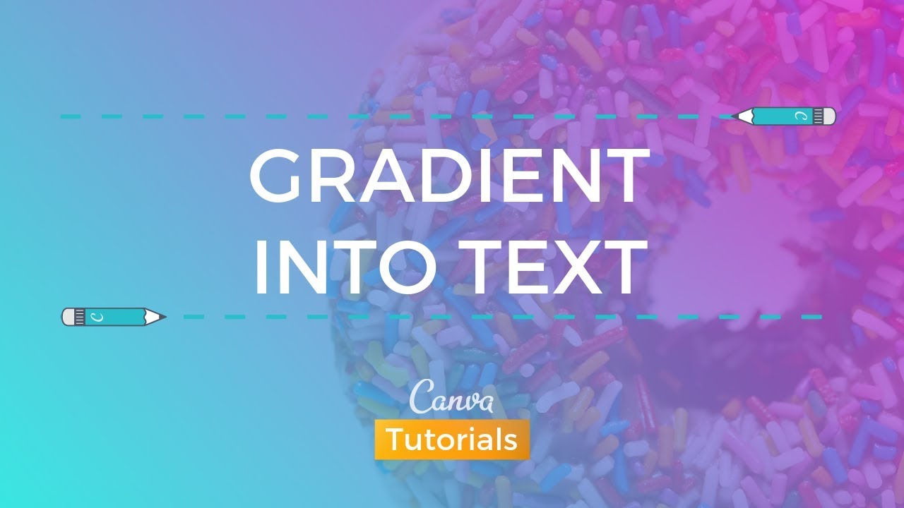 Canva: Insert A Gradient Into Text