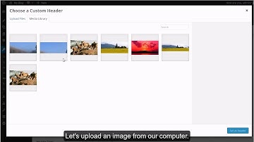 How to change your header in WordPress?